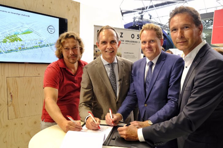 Akkoord ondertekend samenwerking Merwedekanaalzone Utrecht