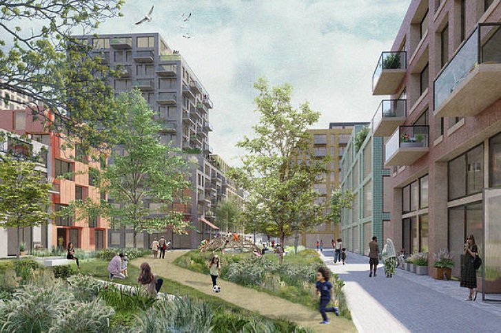 Ruimte voor 6.000 nieuwe woningen in nieuwe stadswijk Merwede